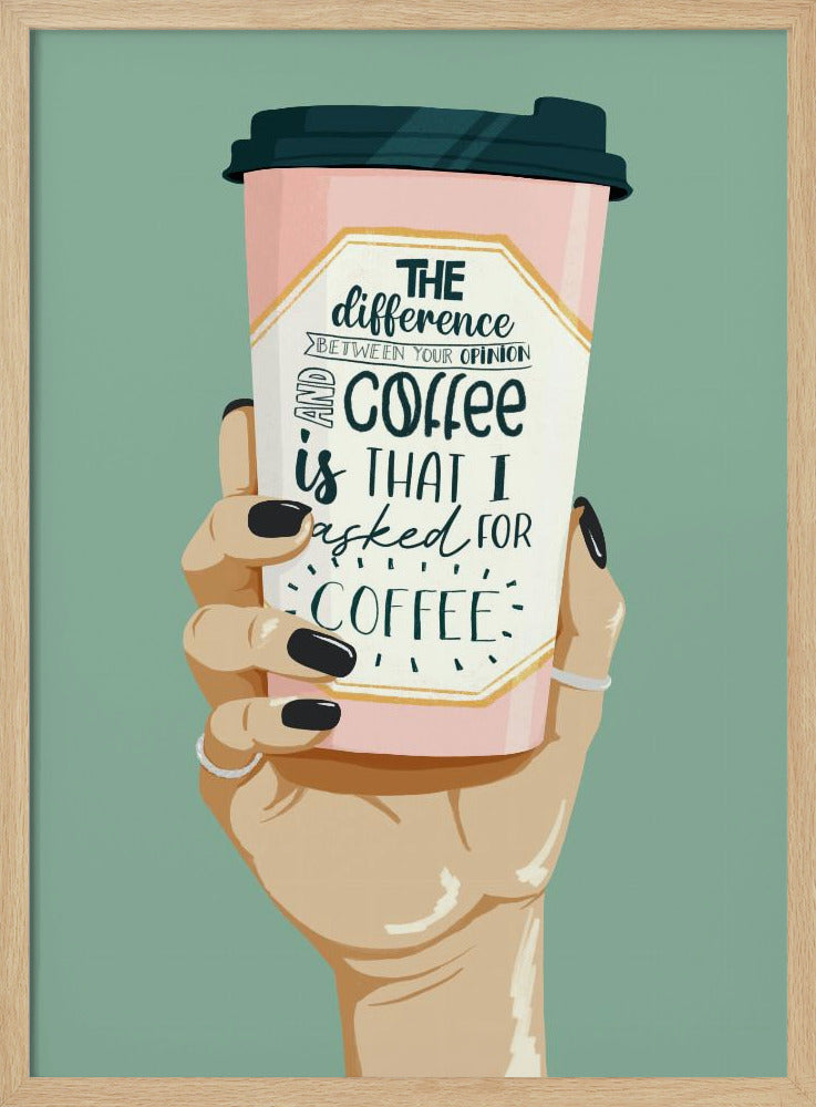 Bad om kaffe | Poster