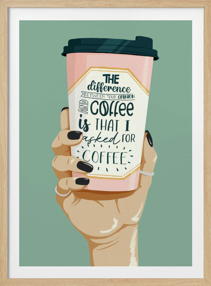 Bad om kaffe | Poster