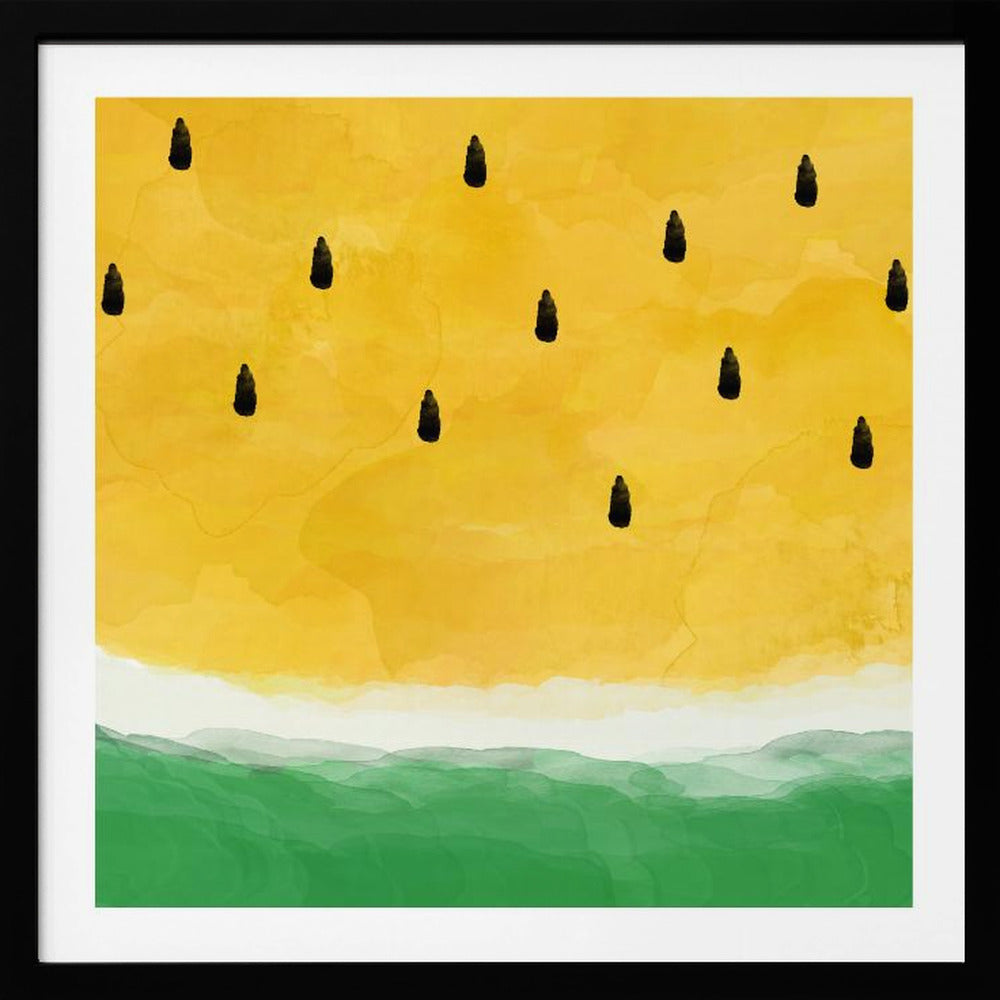 Yellow Watermelon | Poster