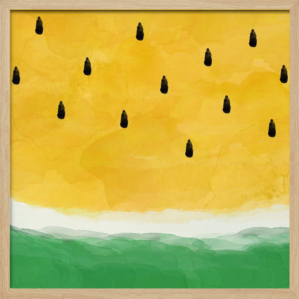 Yellow Watermelon | Poster