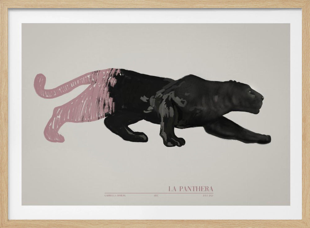 La Panthera (rosa) | Poster