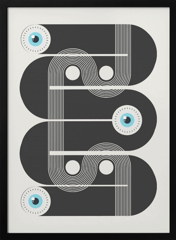 Geometrical Evil Eyes | Poster