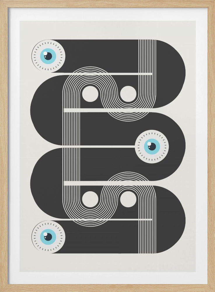 Geometrical Evil Eyes | Poster