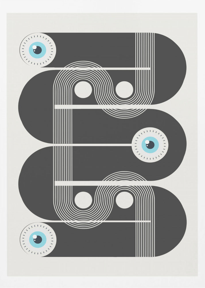 Geometrical Evil Eyes | Poster