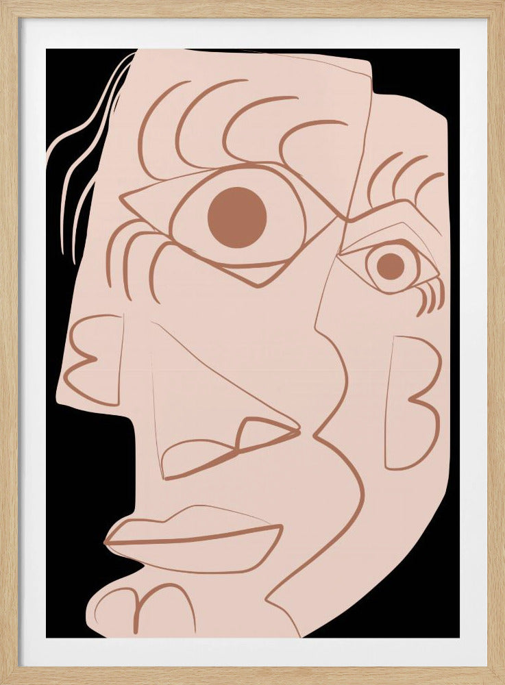 Plain Abstract Portrait | Poster