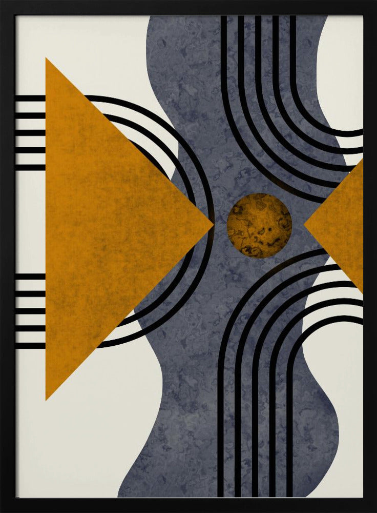 Textured Mid Century Composition 3 | Poster