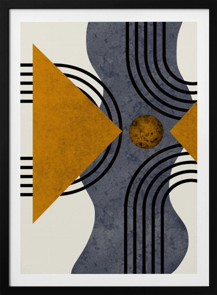 Textured Mid Century Composition 3 | Poster