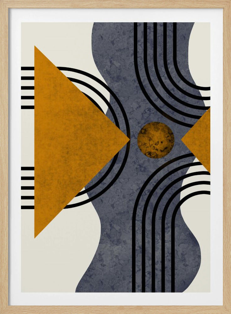 Textured Mid Century Composition 3 | Poster