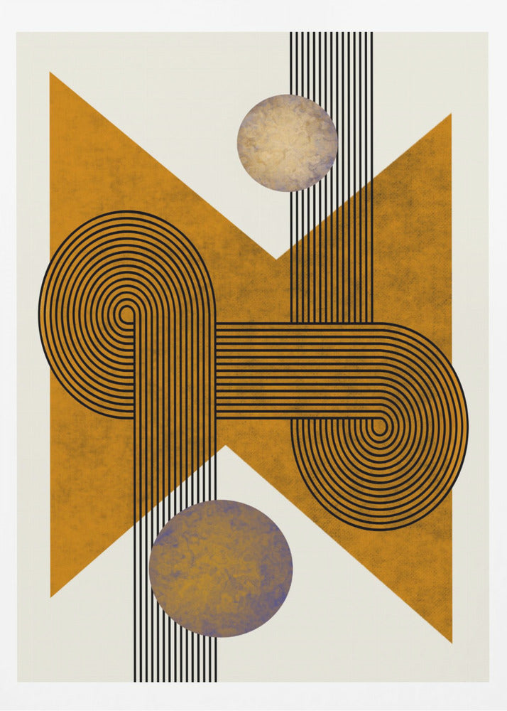Textured Mid Century Composition 4 | Poster