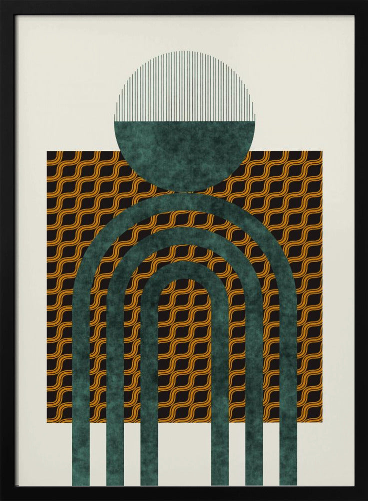 Textured Mid Century Composition 5 | Poster