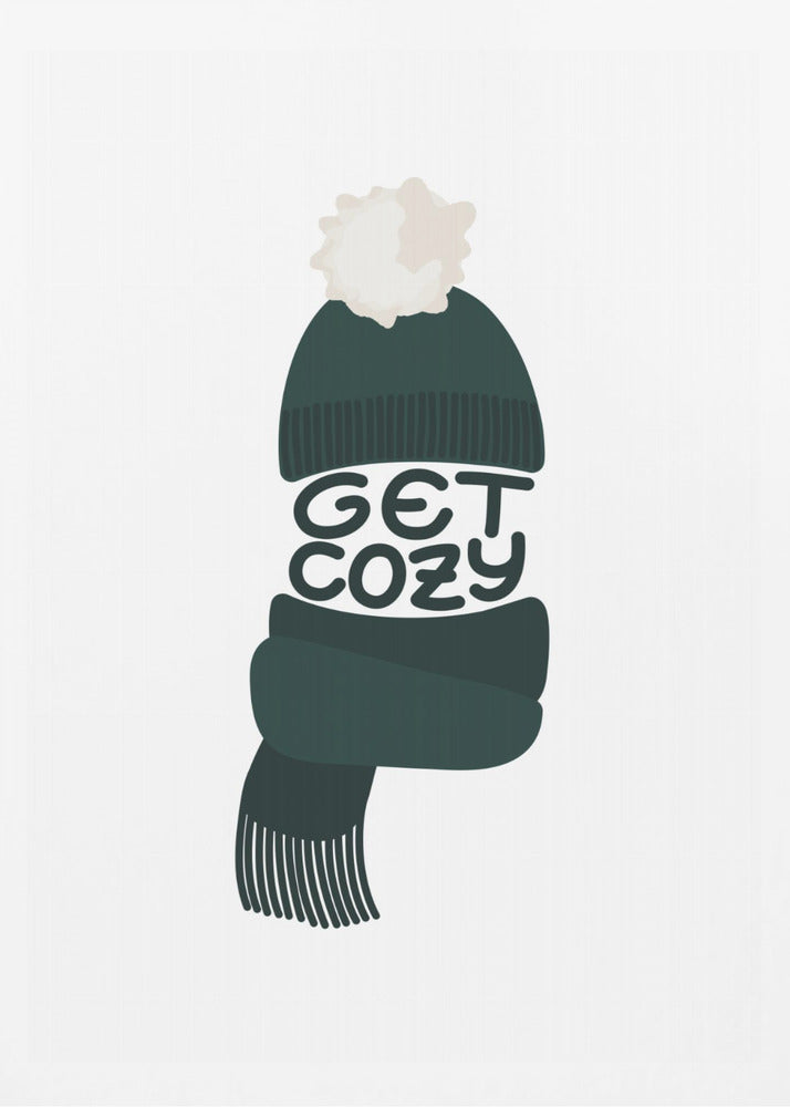 Get cozy (green) | Poster