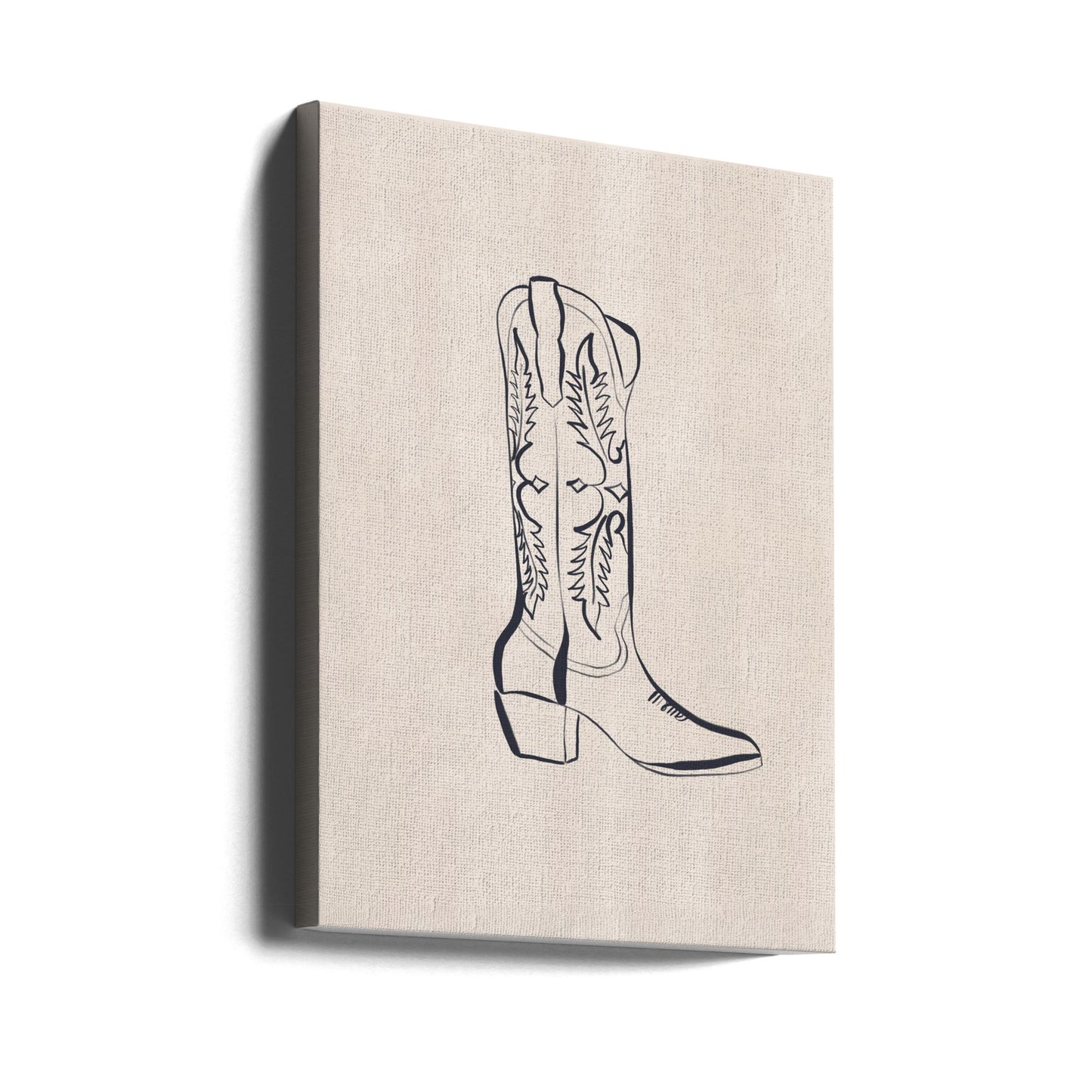 Cowboystiefel von Ivy Green Illustrations | Leinwand-Bilder