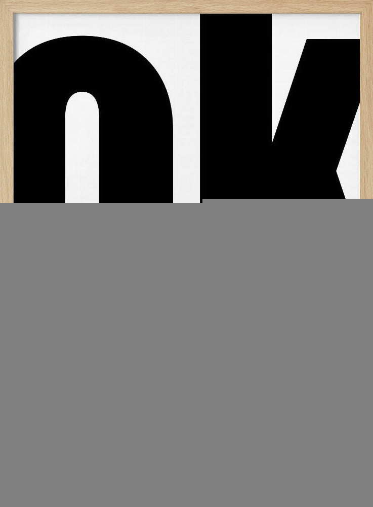 Bold Typography Statement | Poster