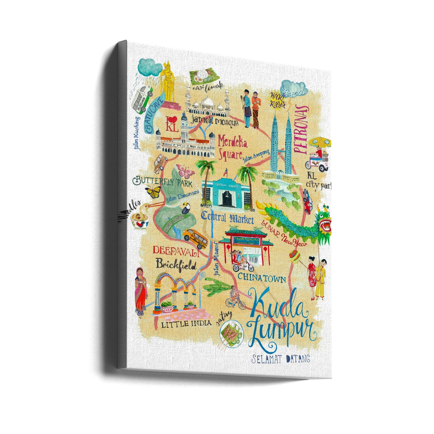Kuala Lumpur | Stampe su Tela