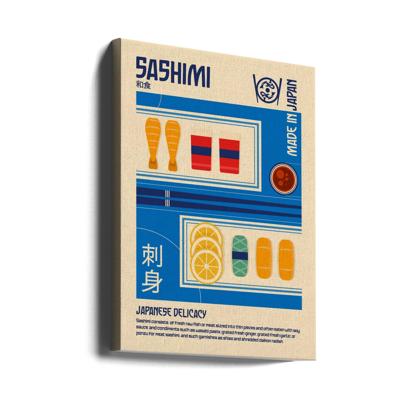 Sashimi – jedzenie japońskie Drukuj | Wydruki na łótnie