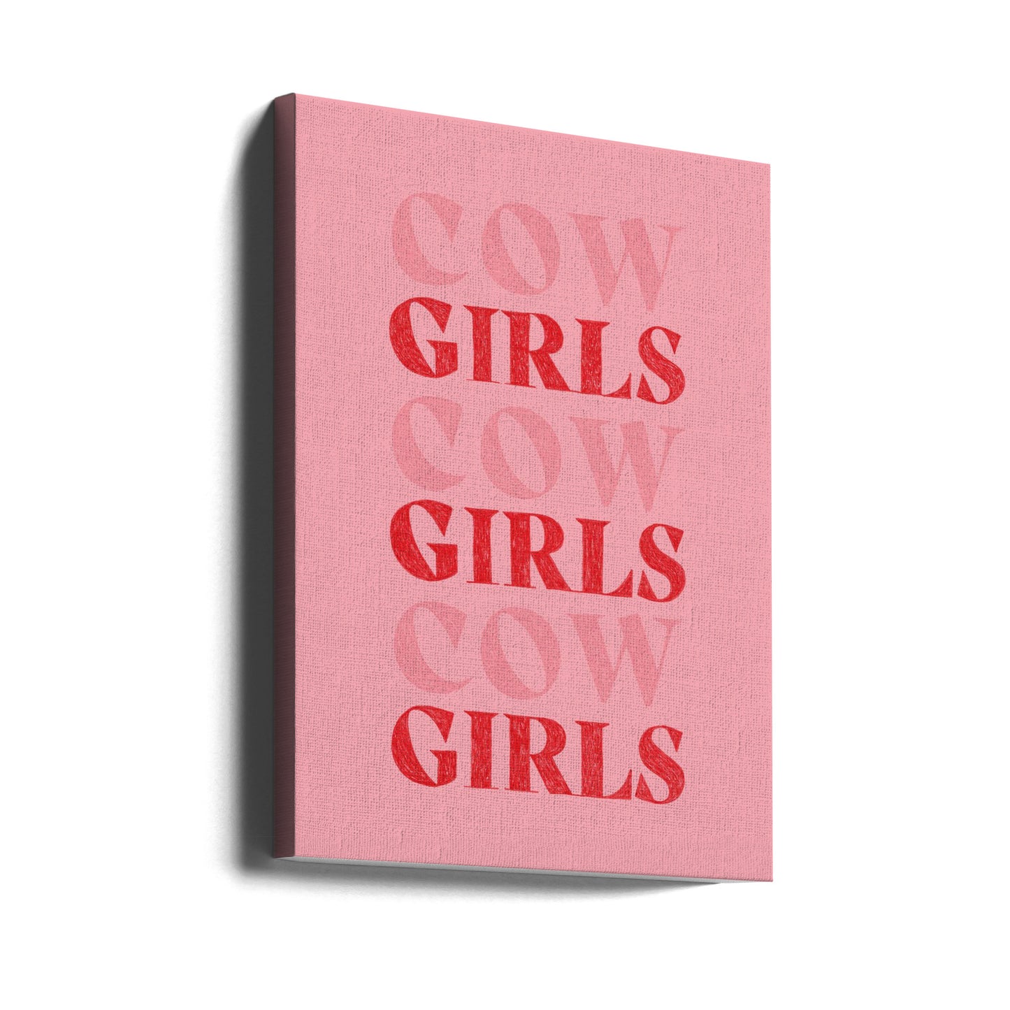 Ragazze Cow Ragazze Ragazze | Stampe su Tela