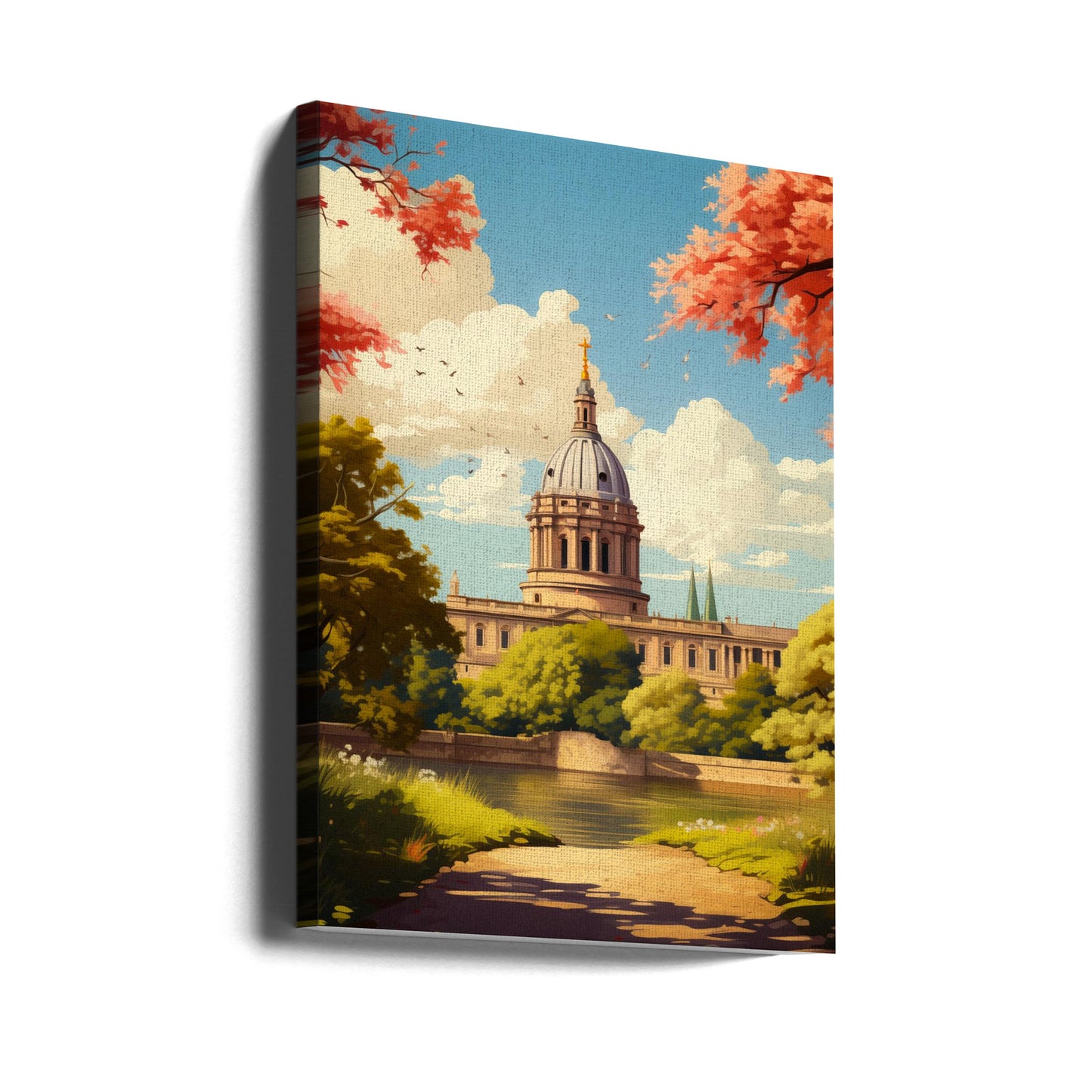 Arte di viaggio di Oxford | Stampe su Tela