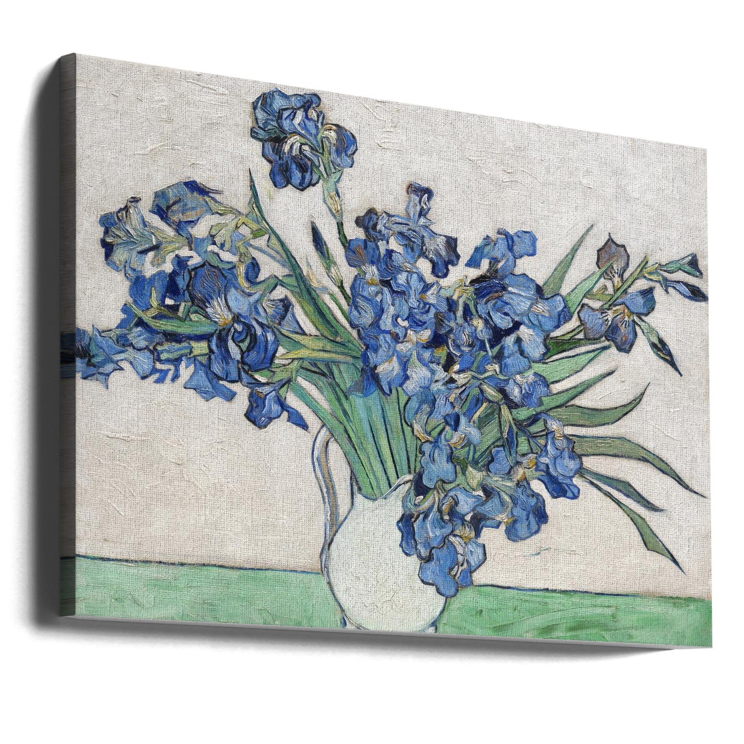 Vincent Van Gogh's Irises (1890). | Canvas