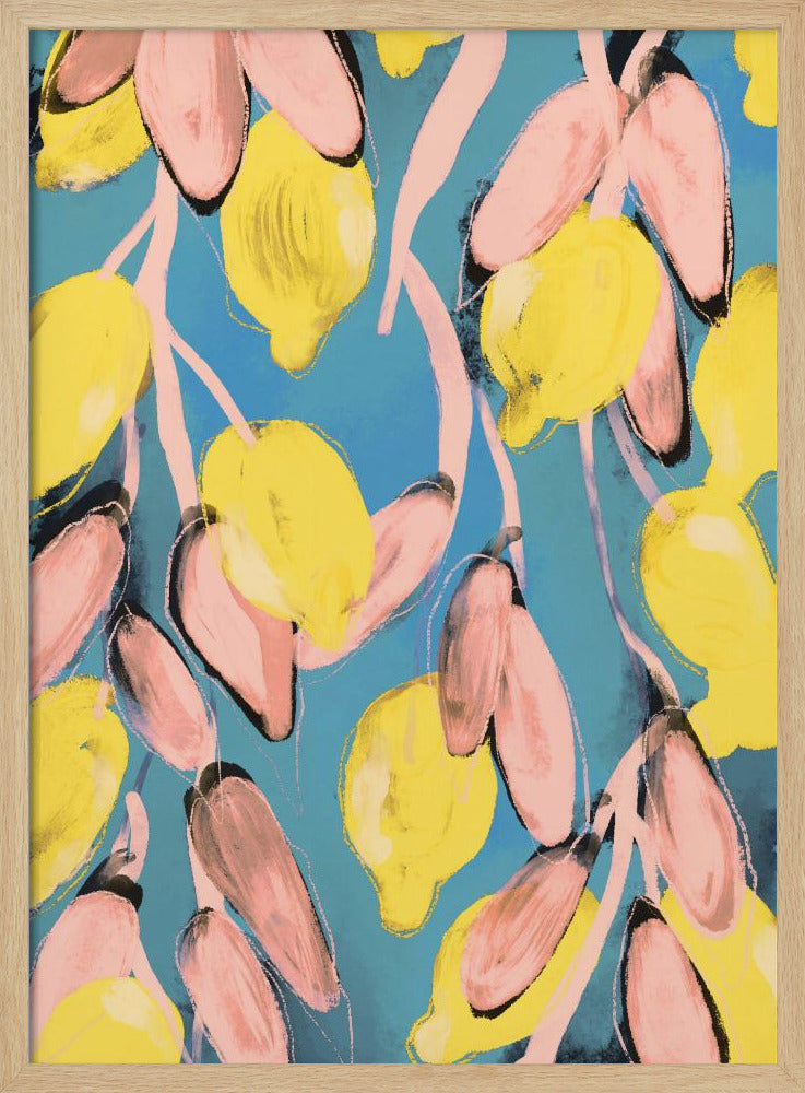 Petals in Blue | Poster