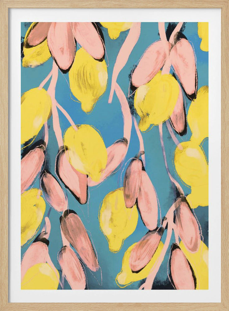 Petals in Blue | Poster