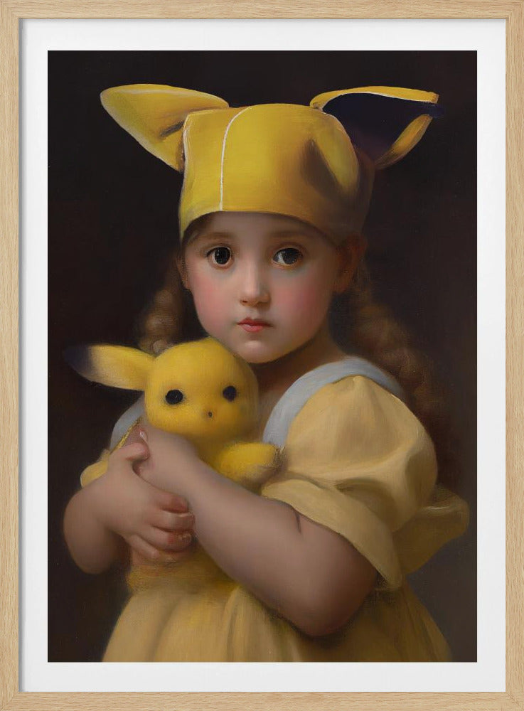 Kawaii kleines Mädchen | Poster - Kunstdruck