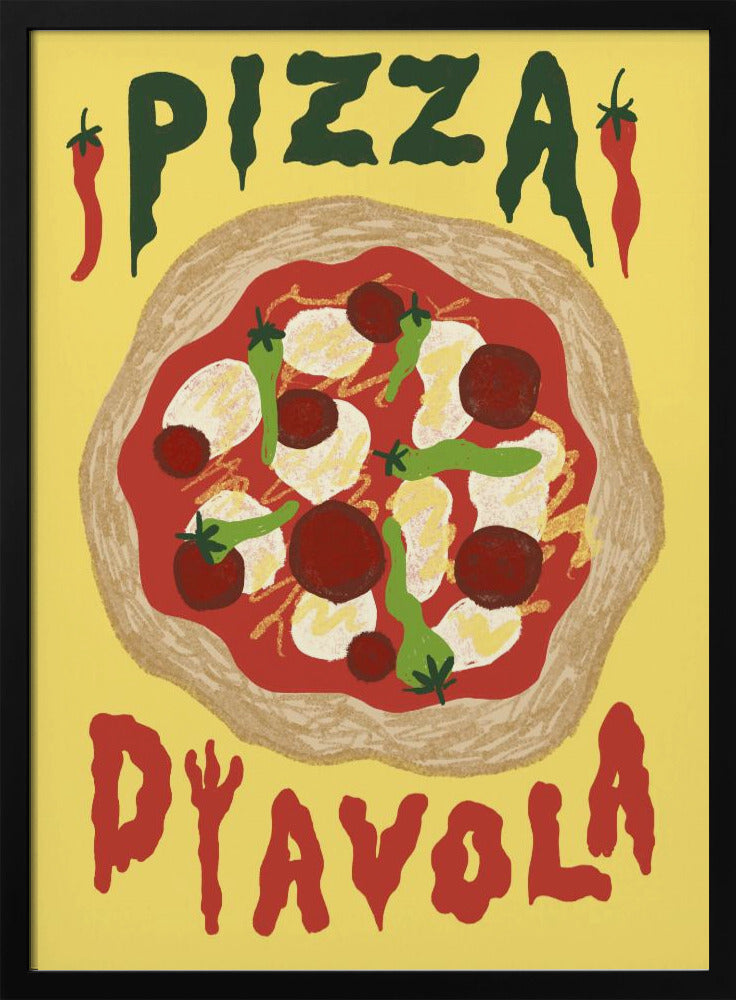 Pizza Diavola | Poster