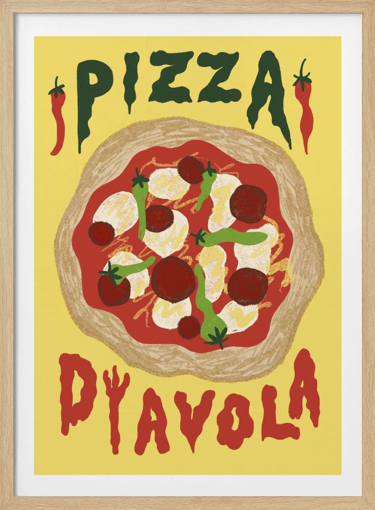 Pizza Diavola | Poster