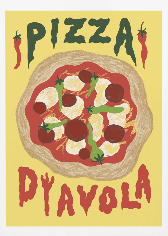 Pizza Diavola | Poster