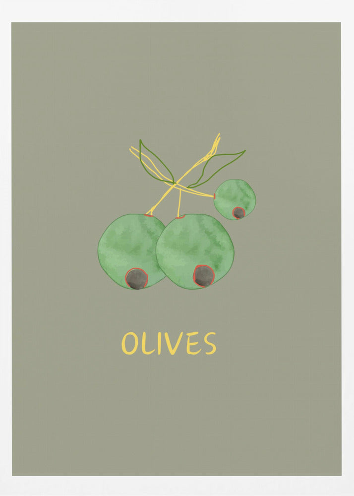 Olives in Green | Poster