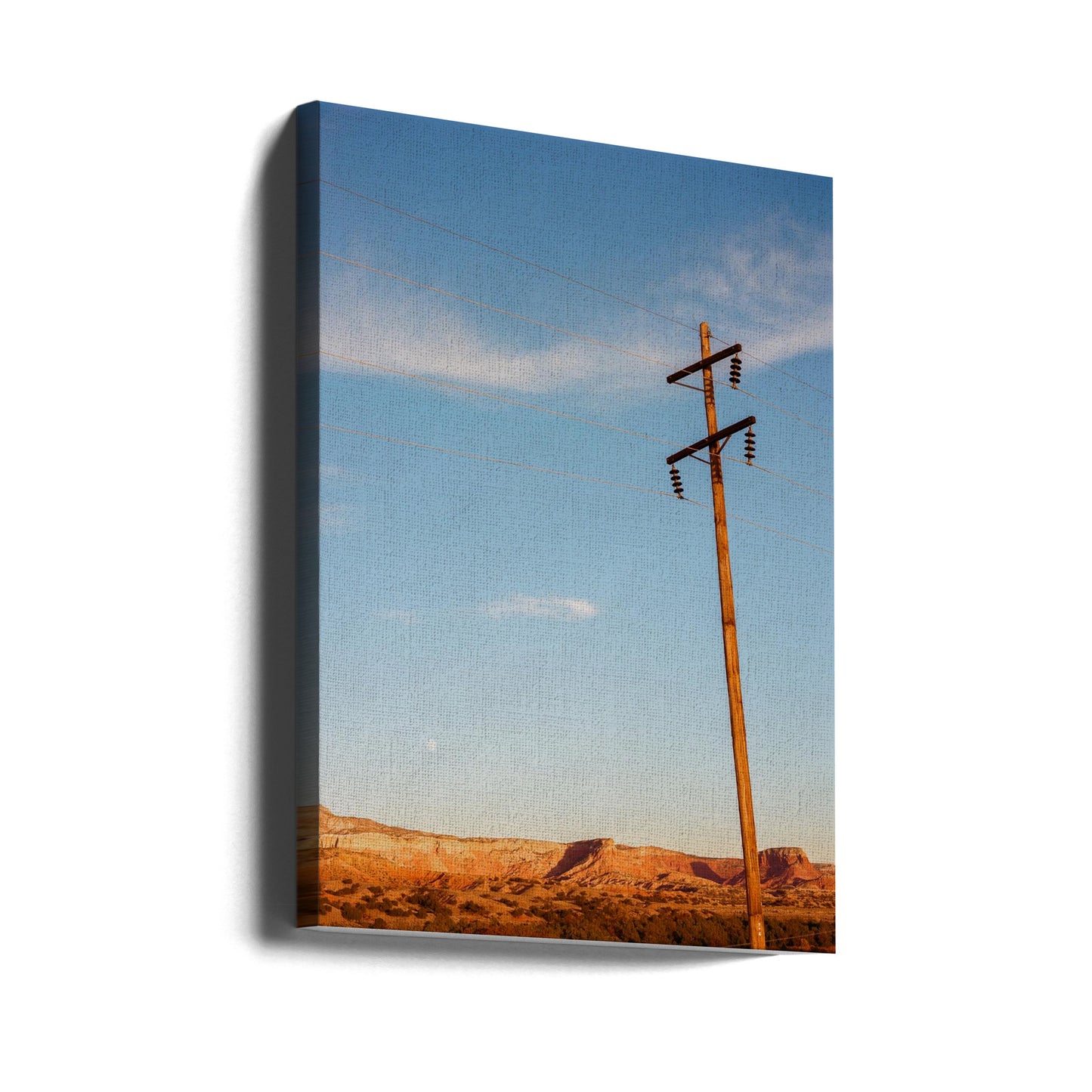 Sonnenuntergang auf der Ghost Ranch II | Leinwand-Bilder