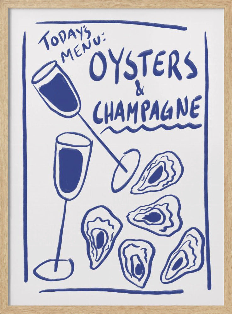 Dagens meny - njutning | Poster