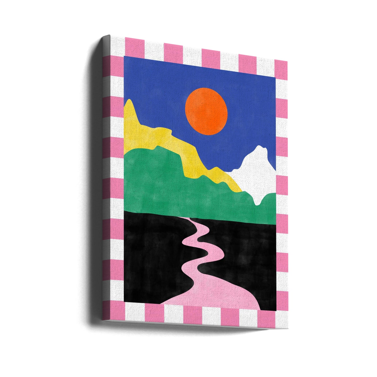 Minimalist Landscape with Vibrant Colors | Canvas