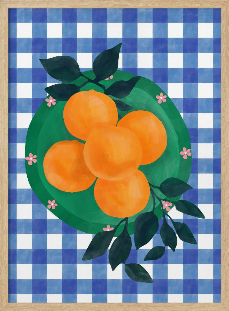 Rutig Citrusberlock | Poster