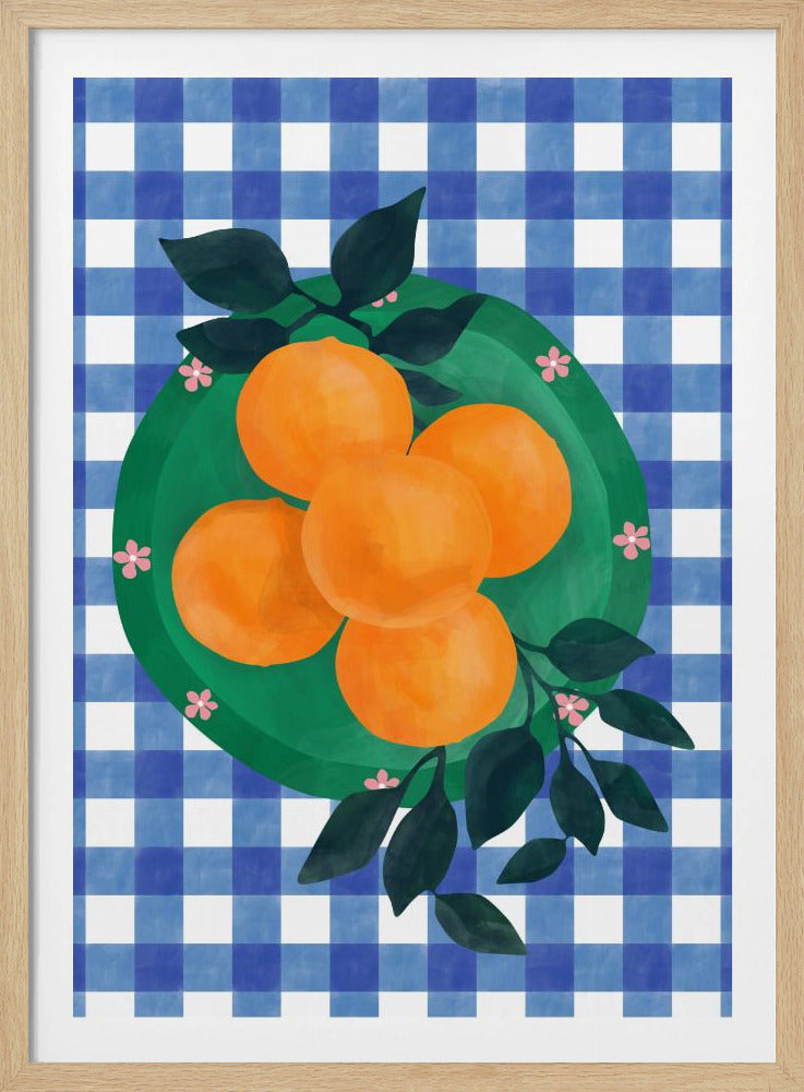 Rutig Citrusberlock | Poster