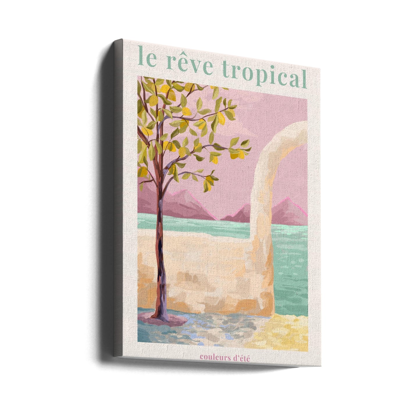 Trooppinen unelma - Lemontree | Canvastaulut