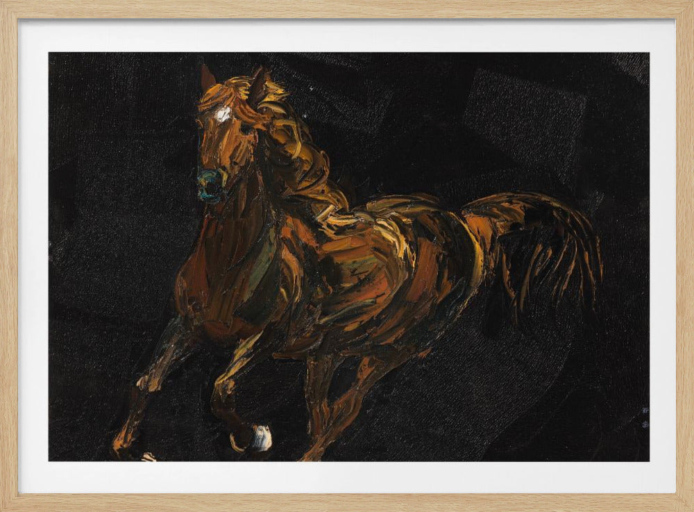 Ein braunes Pferd | Poster