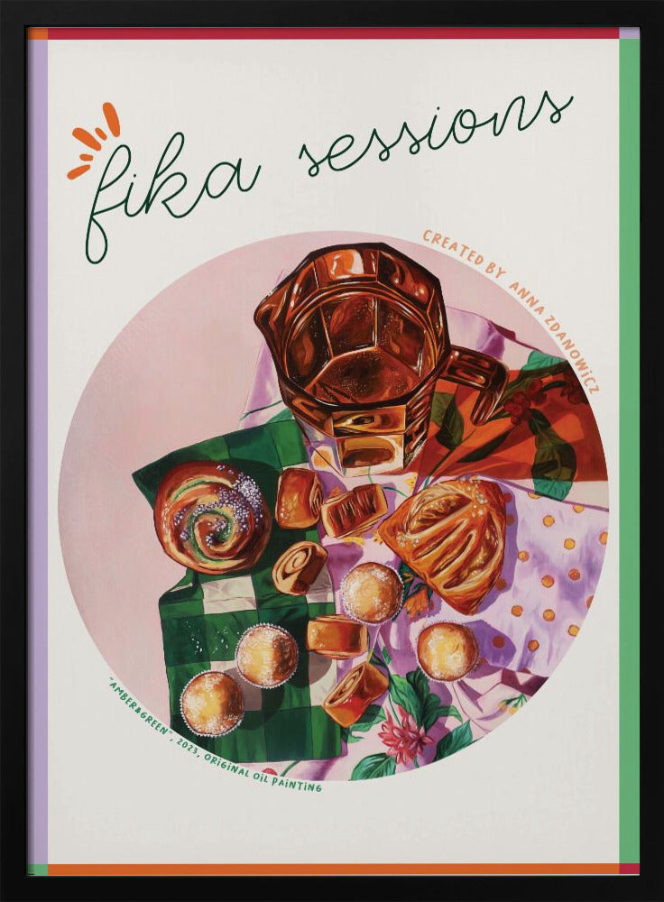 Amber and Green | Poster