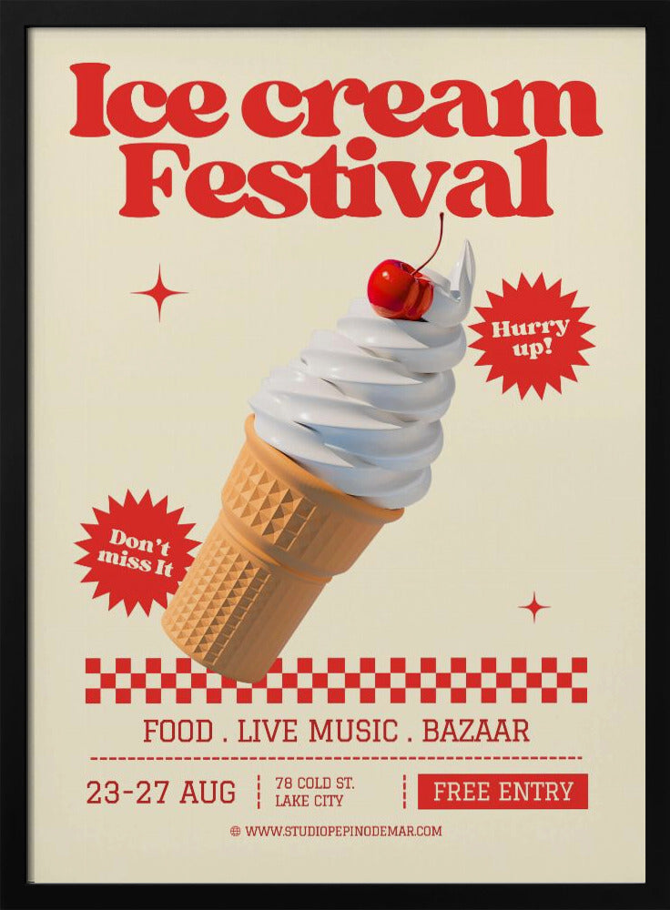 Eiscreme-Festival | Poster