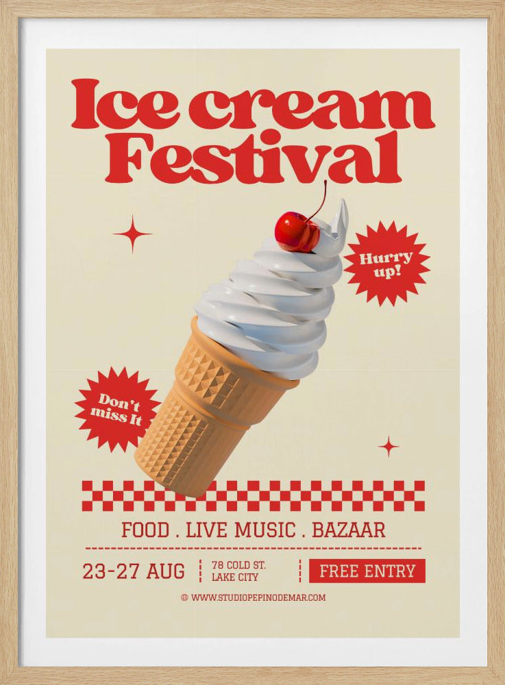 Eiscreme-Festival | Poster