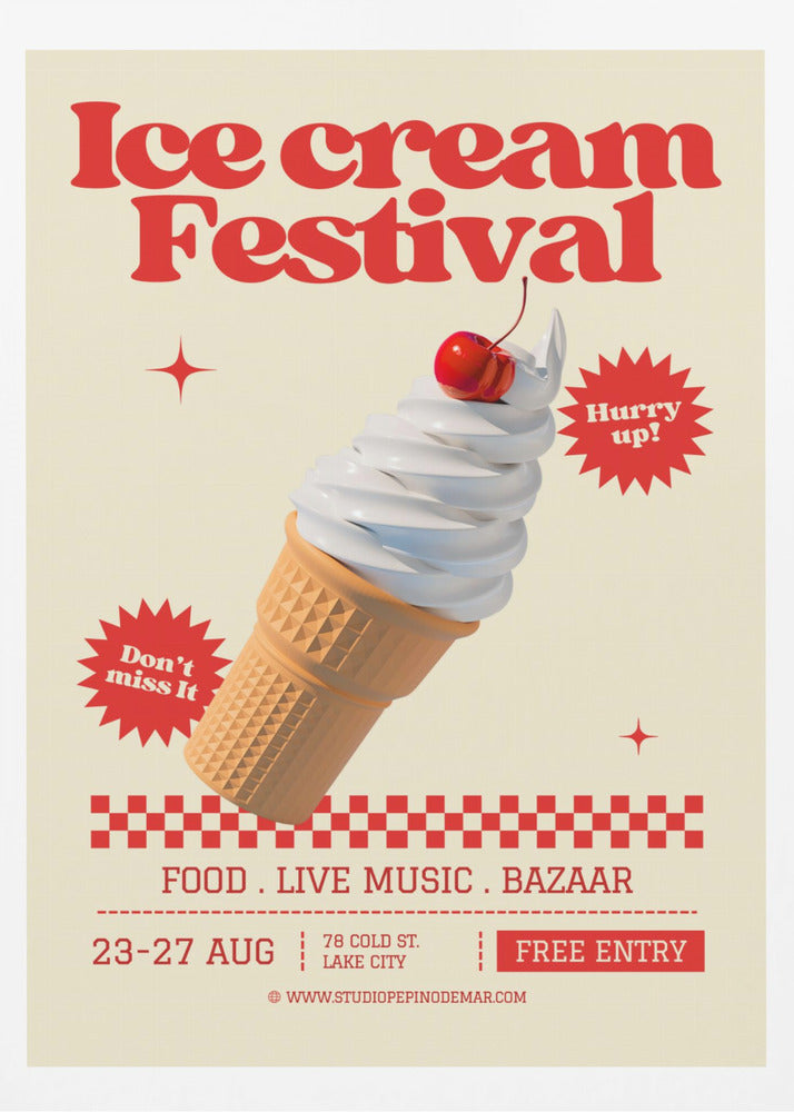 Eiscreme-Festival | Poster