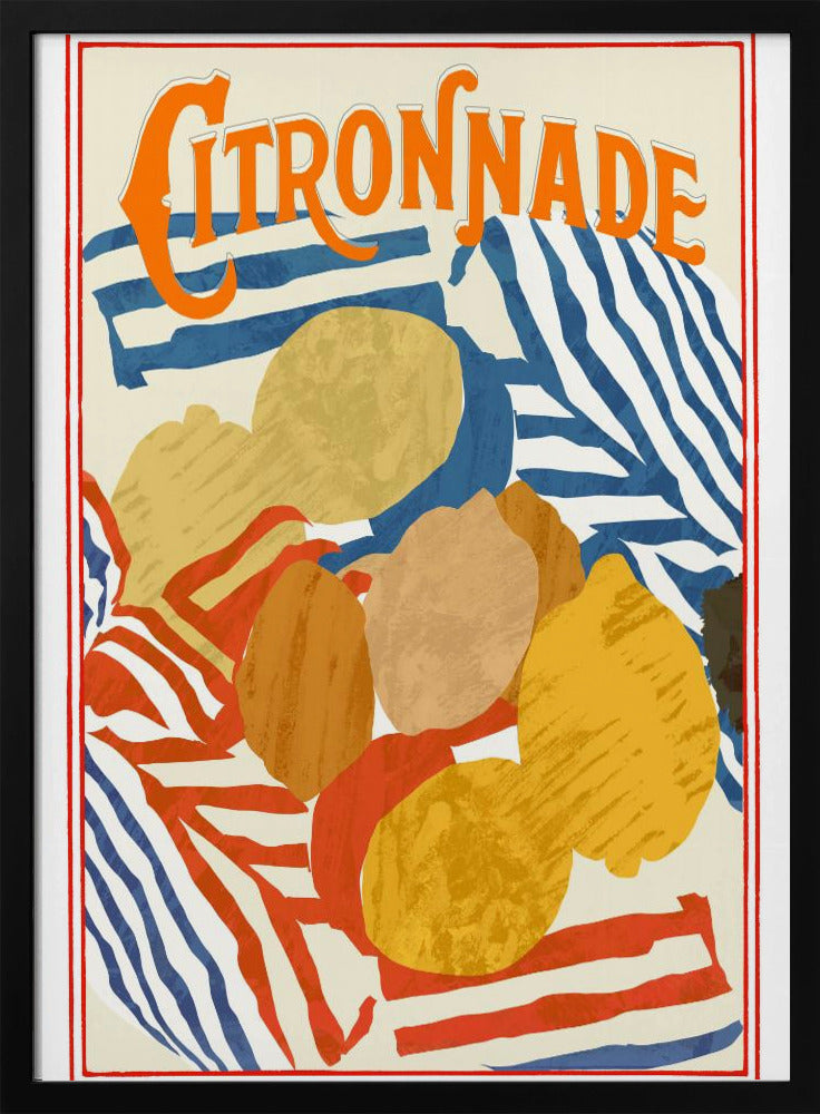 Citronnade Blau und Rot | Poster
