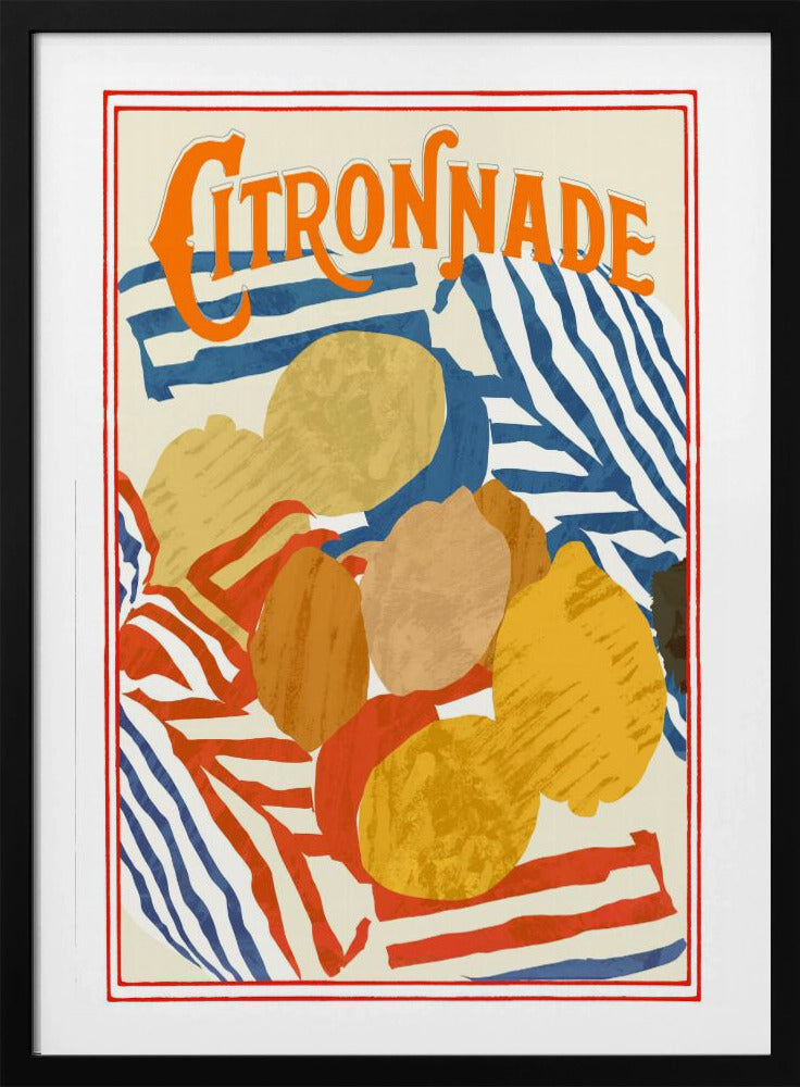 Citronnade Blau und Rot | Poster
