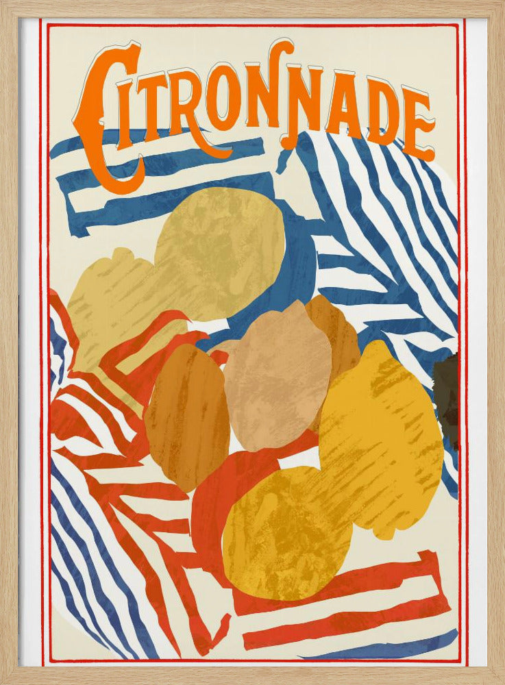Citronnade Blau und Rot | Poster