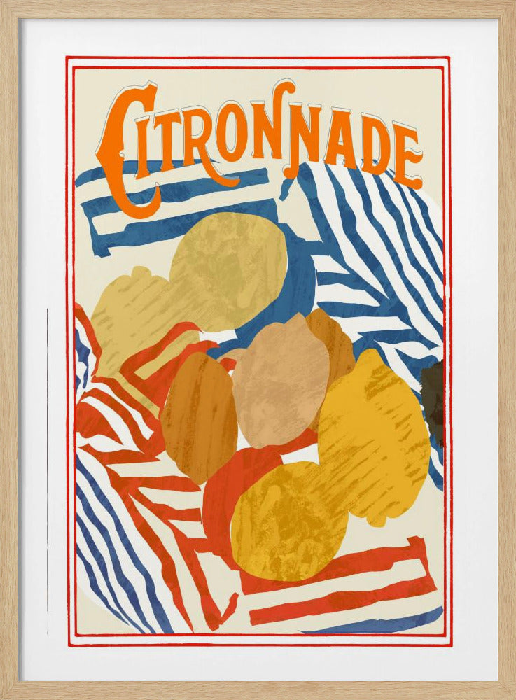 Citronnade Blau und Rot | Poster