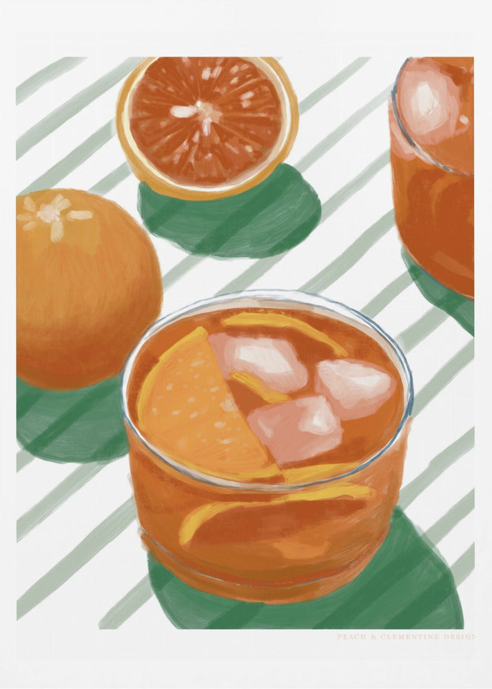Pandc Cocktailandstripes Copy 2 | Poster