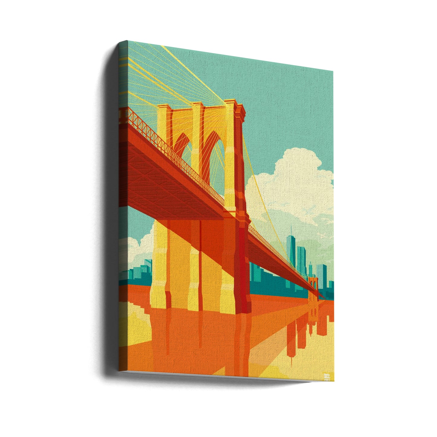Ponte di Brooklyn a New York | Stampe su Tela
