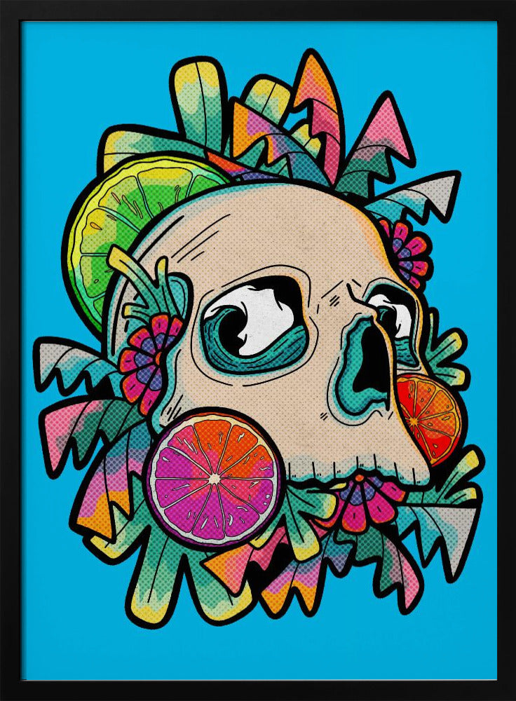 Summer Fruit Skull | Poster