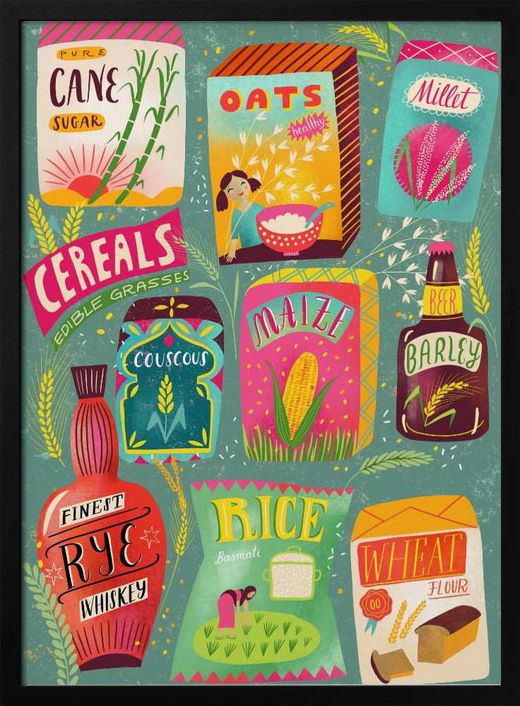 Colorful Cereal Chart | Poster