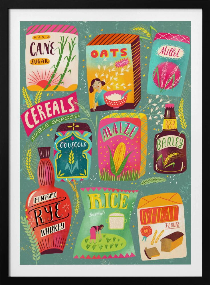 Colorful Cereal Chart | Poster