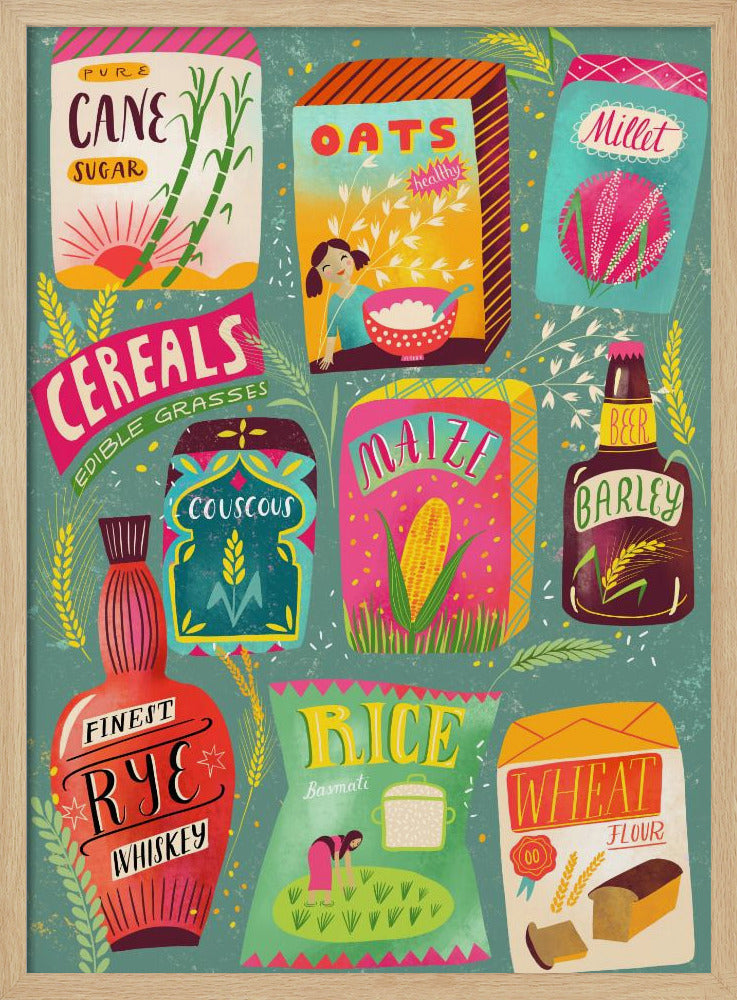 Colorful Cereal Chart | Poster